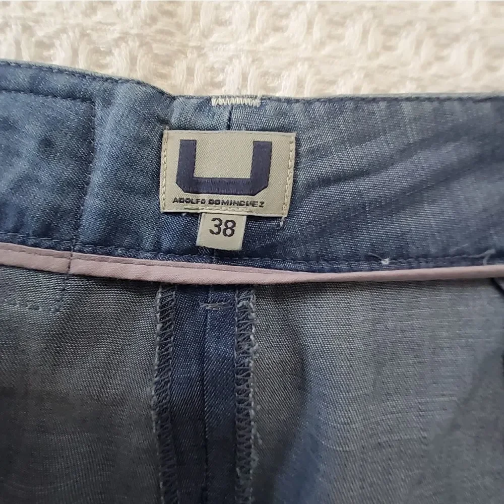 Adolfo Dominguez Women's Light Denim Straight Leg Jeans Size 38/4